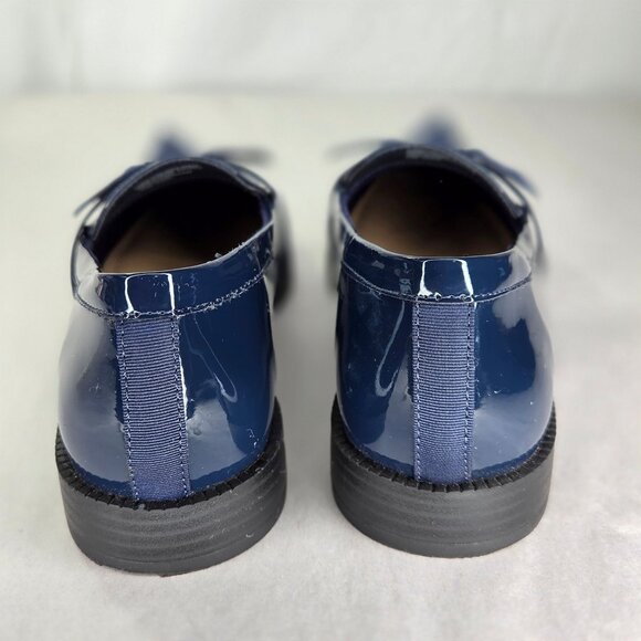 On 34th Women's Kasandra Bow Loafers - Navy Blue - Picture 4 of 8